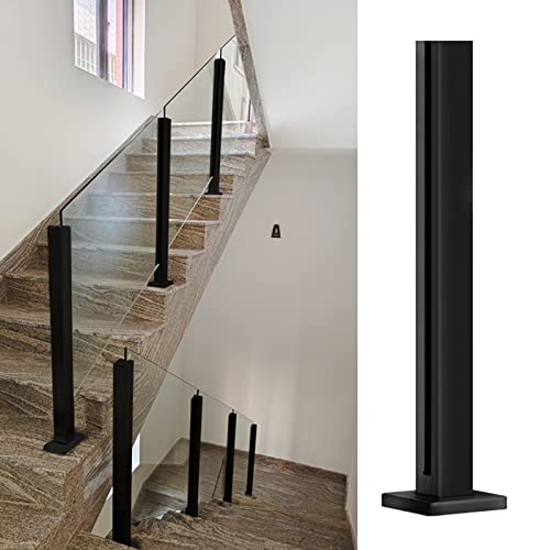 Poste de soporte de acero inoxidable HOMEs gris de 85 cm con acabado premium 2