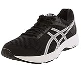 ASICS Women's Gel-Contend 5 Running Shoes, 9, Black/Silver