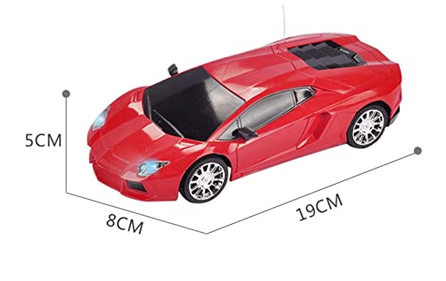 Image of SUPER TOY Remote Control Car for Boys 3-14 Year 1:24 High Speed Racing RC Car Rechargeable Toy for Kids with Charging Cable Birthday Gift Car, Orange
