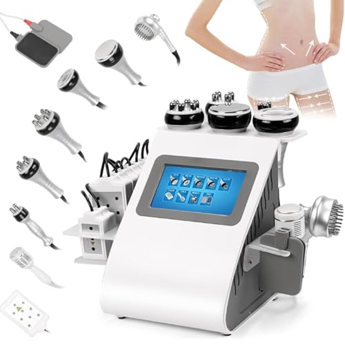 Appareil de cavitation 9 en 1 machine anti-cellulite et massage RF