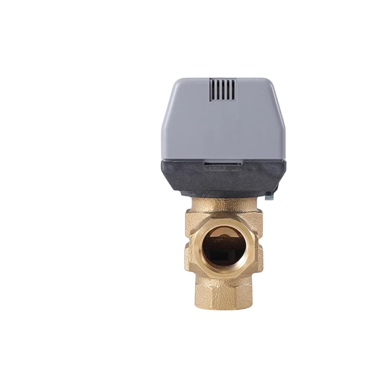 Válvula de bola Válvula De Cierre Motorizada Tres Vías Latón 1/2'', 3/4'' Y 1'' Con Globo Eléctrica Fan Coil VC6013 para control de flujo(DN25)