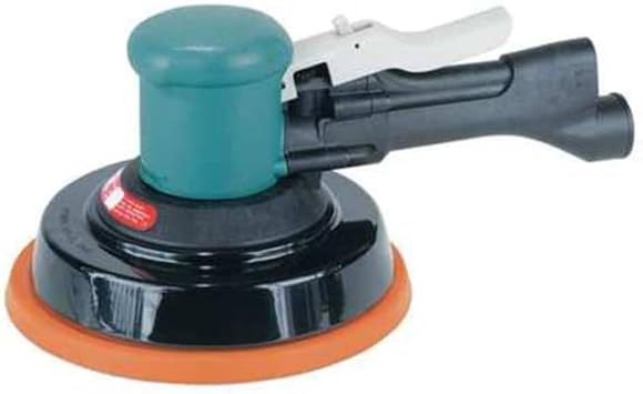 Dynabrade Air Random Orbital Sander,0.45HP,8 In., teal 58410