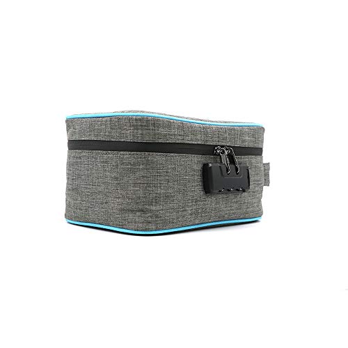 Preisvergleich Produktbild OurLeeme Stashic Rolling Box, Geruchssichere Tasche, Verschliessbares Behältnis, Geruchsabsorbierendes Aktivkohle Innenfutter, Bewahrt Eure Rauchutensilien geruchssicher 22x14x11,5 cm