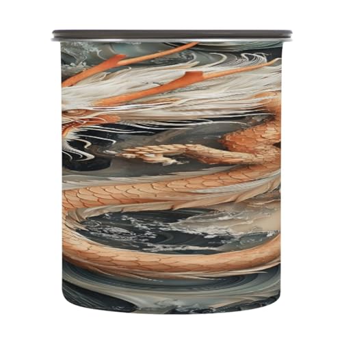 Recipiente hermético para café Qilmy 17oz acero inox miniatura 2