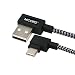 MKDMiD 3.3ft Right Angle Type C Cable, 90 Degree USB 3.1 Type C (USB-C) Male to USB 2.0 Type A Male Charging Cable for Apple New Macbook 12 Inch, Nokia N1 ect (Right angle / Black)