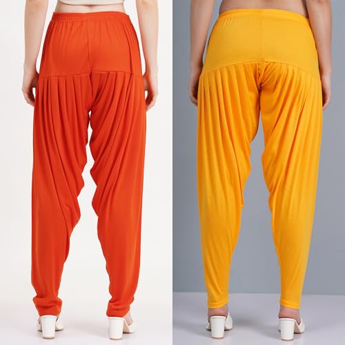 Image of Buy That Trendz Patiala Salwar for Women Relaxed Fit Viscose Patiyala Salwar Harem Bottom Pants