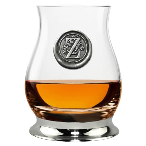 Verre mélangeur à whisky avec initiale monogramme gravée 350ml - 2