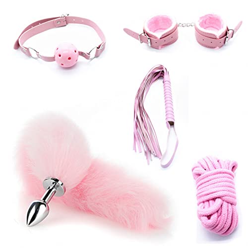 GAOSJX Set di Cinque Rosa Durevoli, Compatti e