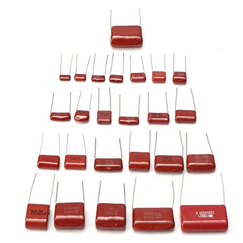 Buy Capacitors 24Values 400V 0.01uf4.7uf CBB Metal Film Capacitors