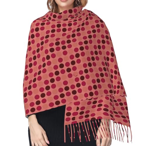 ANSHUANGQI Sou Hiyori Scarf Pattern Imitation Cashmere Tassel Scarf Winter Scarf Autumn Softest Classic Warm4