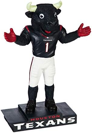 Team Sports America NFL Houston Texans Fun Colorful Mascot Statue 12 Inches Tall