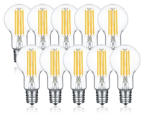 共同照明 「10個セット」フィラメント LED電球 E17 60W形相当 電球色 エジソン クリア電球 GT-A40-T4W-10B 一般電球 600lm ミニボール形 シャンデリア用 広配光 レトロ インテリア 間接照明 雰囲気 おしゃれ 北欧【適格請求