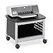 Safco Underdesk Multi Functional Stand - 1855BL, Powder Coated Steel, Swivel Wheels, Holds 100 lb - Home Orginization Solutions
