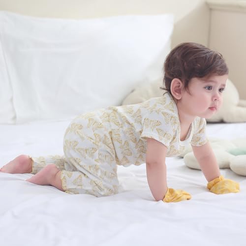 Baby Bodysuit and Pant Set Summer Ribbed Mix Match Infant Boy Girl Clothes Outfits3