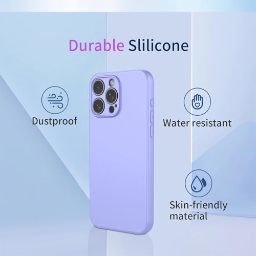 YUECXIN Case for Xiaomi Redmi Note 13 Pro+ Plus 5G, Ultra thin Liquid Silicone Silky Soft Touch Cover - Image 3