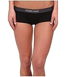 icebreaker Damen Unterhose Sprite Hot Pants, Black/Panther, XS, 102113