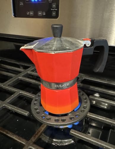 METER STAR 5 Gusseisen Gasring-Reduzierer - Flacher Ständer für Türkischen Kaffeebereiter, Kaffeemaschine, Mokka auf Gasherden