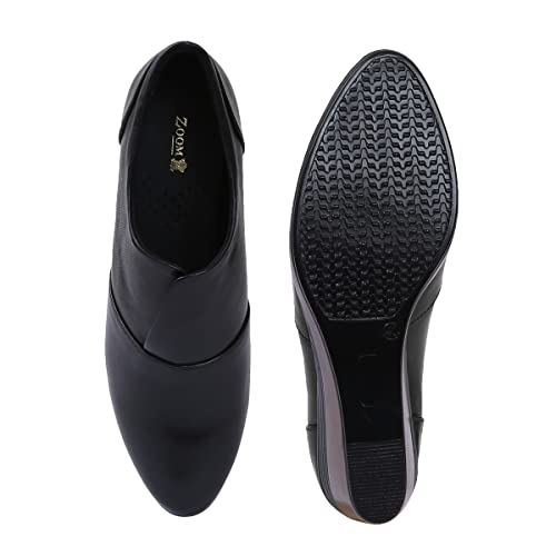Image of Zoom Shoes for Women /Girls High Ankle Formal Boot for Adult Super Comfortable with Cushioned Insole AL-177