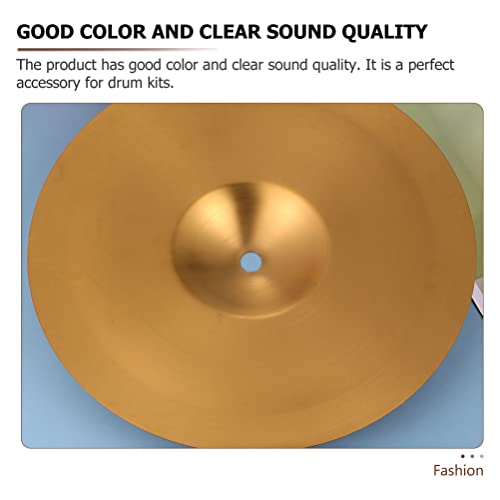 Exceart Hat Clutch Hat Cymbals Pair Jazz Drum Cymbals Pieces- Hat Jazz Drum Parts Accessory ( 12 Inch ) #TOP7