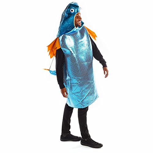 Funky Fish Halloween Costume - Funny Fishy Animal Suit, Adult One-Size Unisex #TOP1