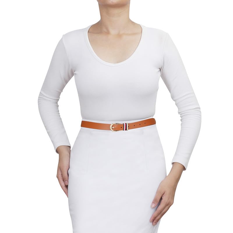 Image of Tommy Hilfiger Belt for Women, Large, Luciena, Tan