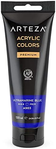 ARTEZA Metallic Acrylic Paint, Pearl Golden Hour A213, 120 ml Pouch, Highly Pigmented & Fade-Resistant, Non-Toxic, Art Supplies for Artists & Hobby Painters
