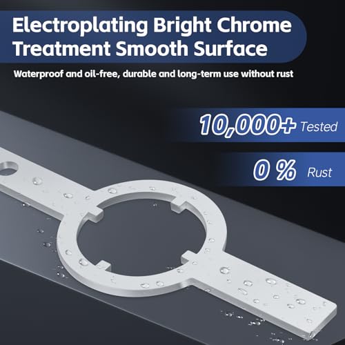 Image of 21366 Spanner Wrench for Whirlpool /Kenmore Washer, Washer Tub Wrench | Washing Machine Spanner Wrench, Steel Tub Nut WrenchTool for Washer Machine Repair & Maintenance Tool