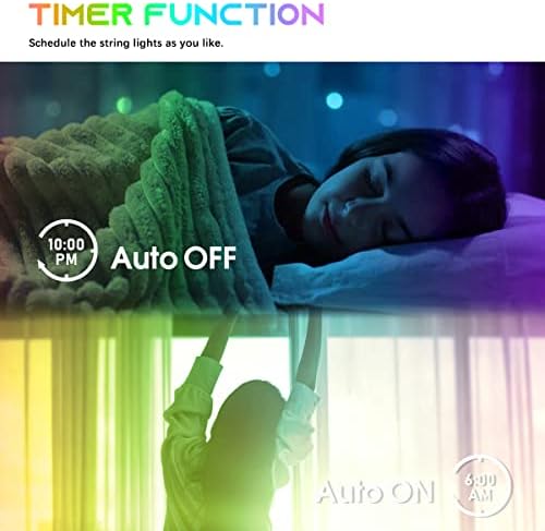 Color Changing Curtain String Lights Bedroom, 300LED Fairy Curtain Lights with Remote, Twinkle Lights RGB Music Sync, Curtain Fairy Lights for Backdrop, Christmas Lights Wedding Party Decor