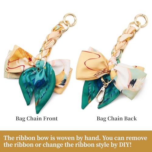 QIUTIMIY Bag Extender Chain for Purse Crossbody Bag Charms Women Handbag Decoration Accessories,Mint Green - Image 3