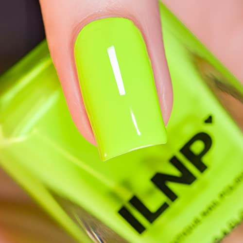 Ilnp Playlist - Glowing Neon Lime Cream Nail Polish #TOP1