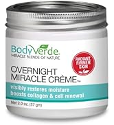 BodyVerde Overnight Miracle 100% NATURAL Face Moisturizer 2oz