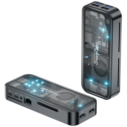 DreamQuest [2025 New] Ultra Fast Mini PC Windows 11 Pro Preinstalled, Intel N95 3.4GHz 12GB DDR5 512GB SSD, Portable Mini Desktop Stick PC with Dual Type C/HDMI Port WiFi 6/BT 5.3 for Home Office