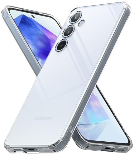 Coque Samsung Galaxy A55 5G antichoc transparente pour éviter les rayures