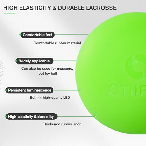 image for OTIIPOR Lacrosse Rebounder Glow in The Dark,Lacrosse Training Equipmen