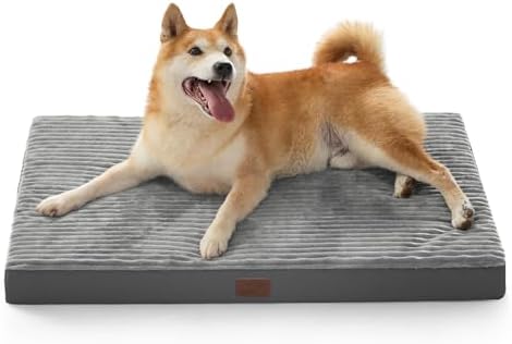 Bedsure ComfyFleece Dog Beds Large Sized Dog- Orthopedic Pet Beds...