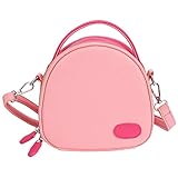 Sunmns Universal PU Leather Case Bag Compatible with Fujifilm Instax Mini 11 9 8 8+ 90 70 26 Camera Polaroid PIC-301 Snap, Kids Camera and Accessories (Rose Pink)