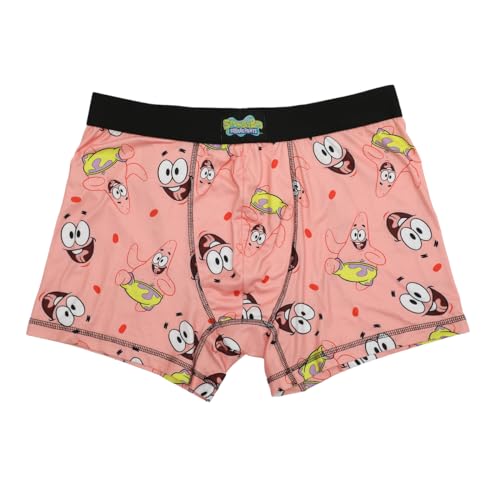 Bioworld Men's Adult SpongeBob SquarePants Boxer Brief Underwear 3-Pack2