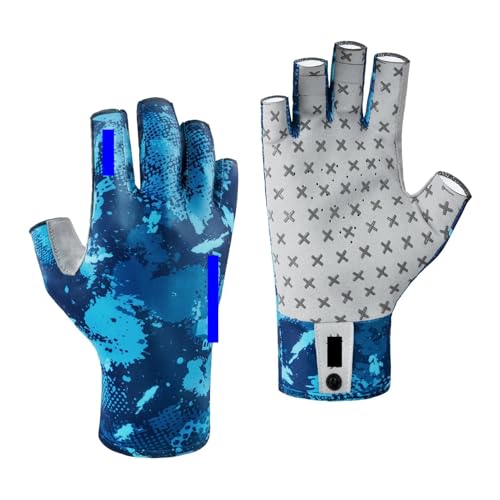 Gants de soleil pour hommes femmes contre la transpiration de la paume en pêche et vélo