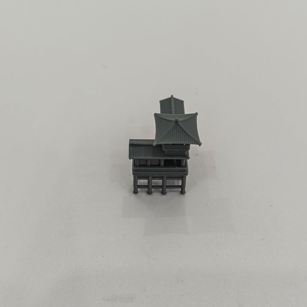 MRY-SFW 1/72 Miniature Factory Building Military Car Railroad Track Accessory Props Diorama Scenery