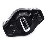 Chrome AUTO Headlight Fog Light Switch Control Replacement For Audi A4 Allroad Quattro