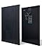 nrgGo 100 Watt Solar Panel Monocrystalline | All Black High Efficiency 100W Solar Panel 12V | Lightweight Portable Solar Panels for RV, Homes, Boat | 12V Solar Panel 100w RV Solar Panels for Homes