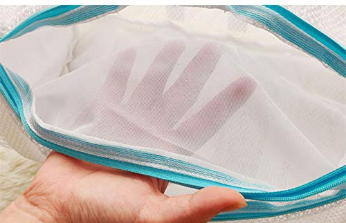 Durreus Mesh Laundry Bag Men Canvas Shoes Sneakers Trainers Washing In Washer Dryer Sturdy Women Delicates Lingerie Bra Wash Bags With Bumper Protectors #TOP7