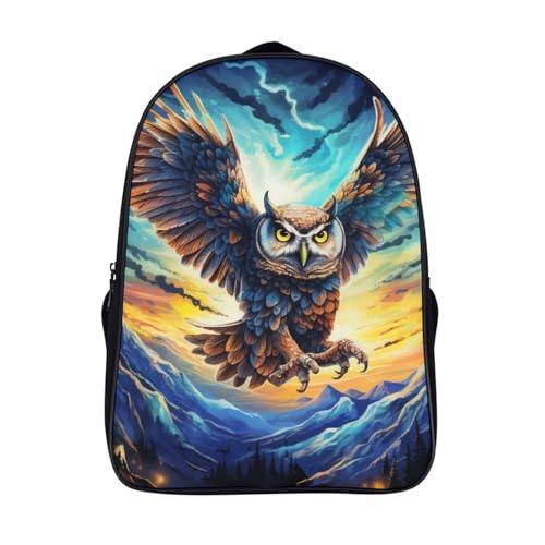 Mochila escolar Owl Mochilas ergonómica de 40x28x16cm contra el desorden