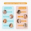 2PCS Cooling Eye Mask Gel Eye Mask, Reusable Hot Cold Therapy Cold Eye Mask for Post Surgery, Puffiness, Dark Circles, Eye Bags, Dry Eyes