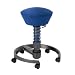 Produktbild aeris swopper CLASSIC ergonomischer Bürostuhl mit Rollen | Sitzbezug Microfaser Royal-Blau | Feder medium (60-120 kg) | Basisfarbe anthrazit | höhenverstellbarer Drehstuhl, Computerstuhl, Drehhocker