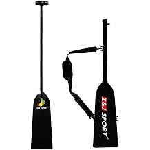 Z&J SPORT Carbon Fiber Dragon Boat Paddle 46 inch & Quick Drying Elastic Paddle Cover