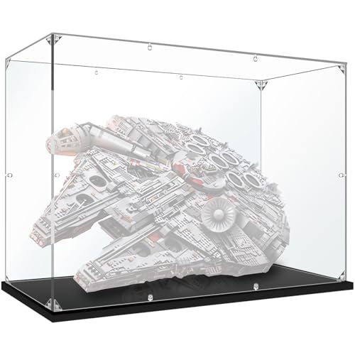 Vitrina Acrílico Compatible con L-Ego 75192 Millennium Falcon, Vitrina Prueba Polvo para Modelos Coleccionables (Solo Vitrina) B,3mm Vitrina Acrílico Compatible con L-Ego 75192 Millennium Falcon, Vitrina Prueba Polvo para Modelos Coleccionables (Solo Vitrina) B,3mm