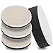 Produktbild Akuoly 4 Stück Auto Wollpolierscheibe Polierschwamm Set Car Polierpad aus Schwamm und Wolle 125mm Polierscheiben Polierset Polierteller für Auto Polierer