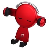 Support de téléphone pour grille d'aération de voiture à motif dessin animé : offre un support solide et robuste pour votre téléphone portable et ses accessoires de voiture