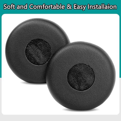 EarPads Replacement para Jabra Evolve 65 40 30 20/Evolve 65UC/65MS/40UC | Cojines de repuesto en cuero sintético negro miniatura 5